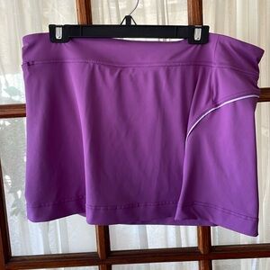 Purple tennis skort size XL